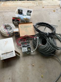 Electrical Wiring and Generator Transfer Switch Lot