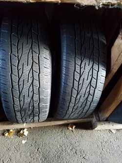 265 70 16 (2) used tires free install