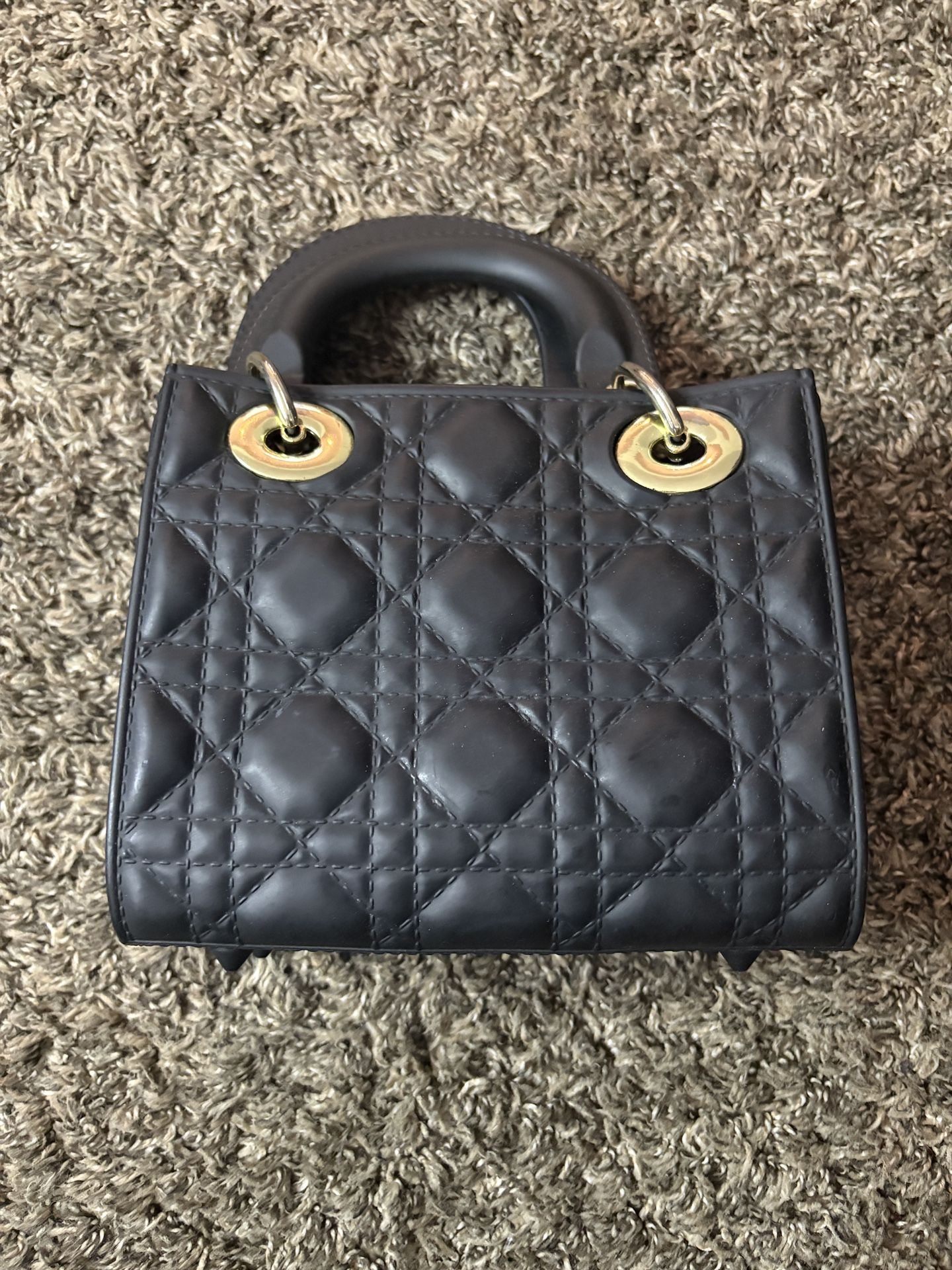 Mini Bag Black/Gold Small Tote