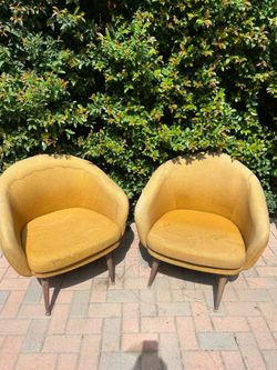 Vintage mid century chairs from Egeland North Dakota