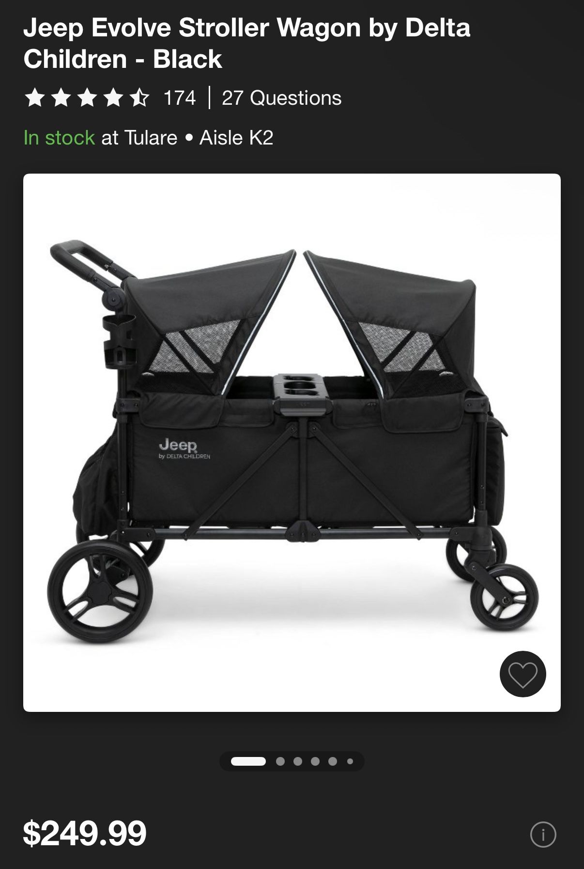 Jeep Evolve Stroller Wagon by Delta Children