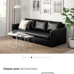 IKEA Leather Sofa Bed