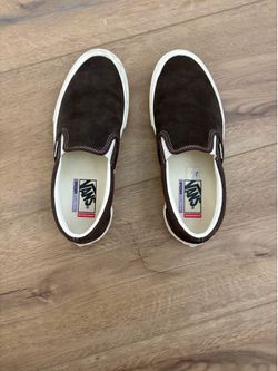 Vans Brown suede slip on