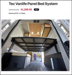Tec Vanlife Panel Bed System