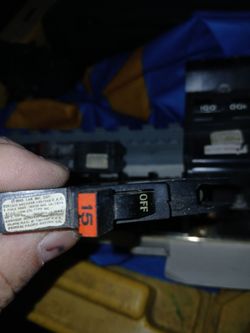 Federal pacific circuit breaker 15 amp
