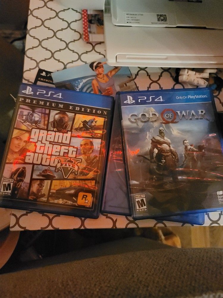 Grand Theft Auto 5 And God Of War