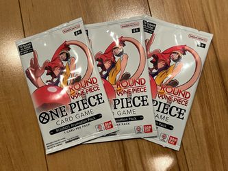 Round 1 One Piece sealed Promo packs tcg