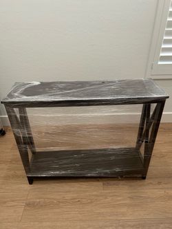 Modern Dark Wood Entryway Console Table — $30 OBO