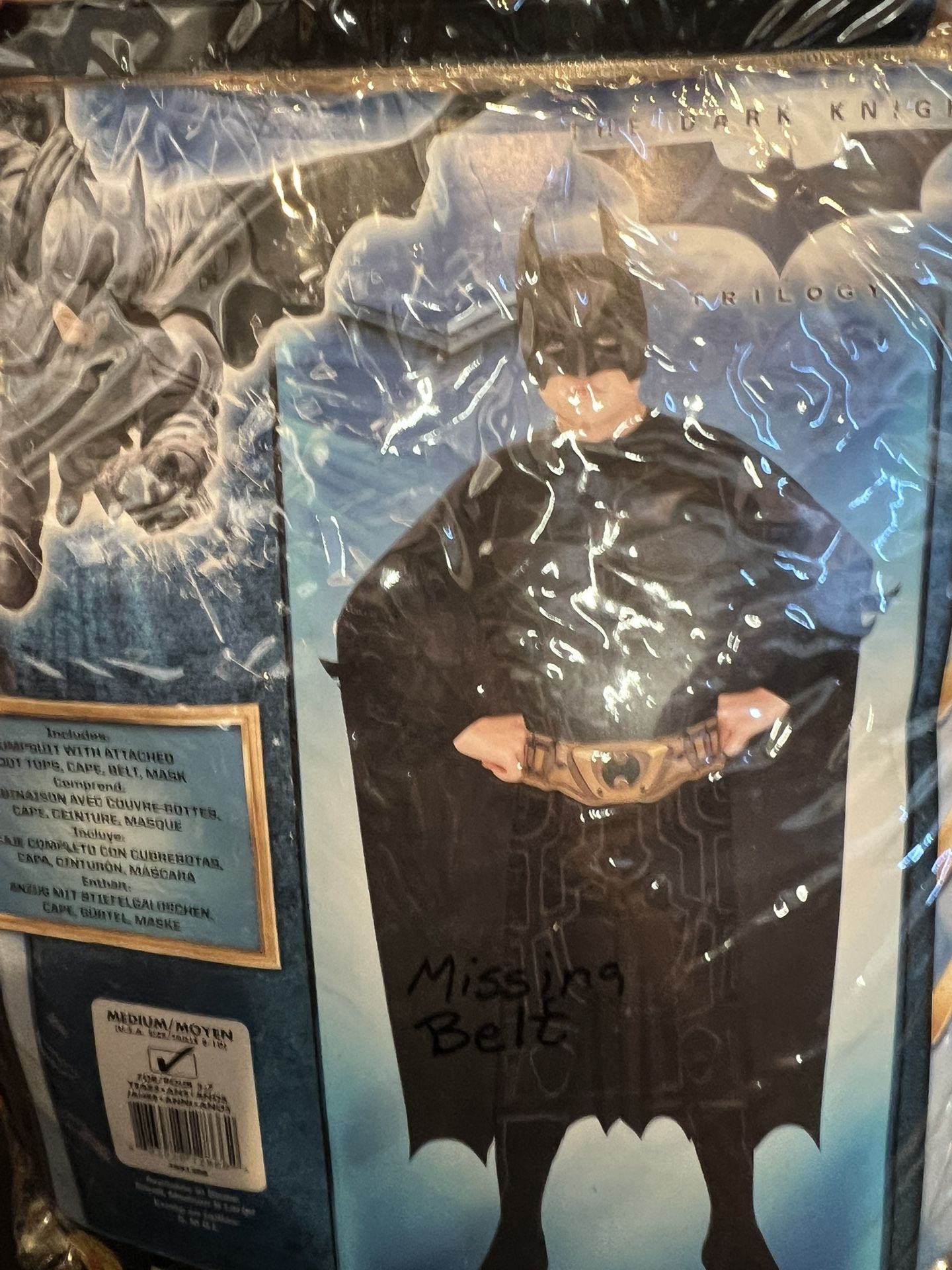 Kids Medium Batman Costume