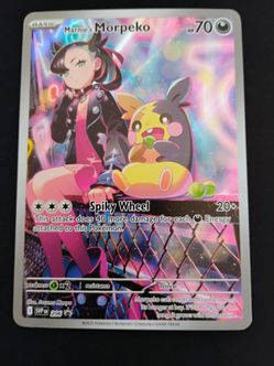 Marnie’s Morpeko 206 Holo Holo Rare Scarlet & Violet Promo Pokemon Near Mint