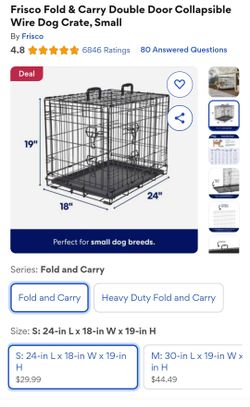 Small Wire Dog Crate