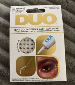 NEW ARDELL DUO 2 IN 1 GOLD GEMS & LASH ADHESIVE $5!