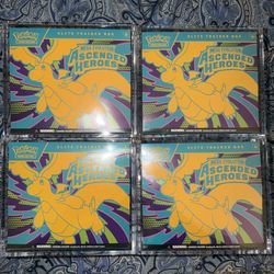 X4 Pokemon Ascended Heroes ETB’s