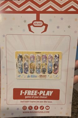 Hololive Anime Expo Limited Round 1 Game Play Card