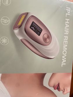 New：Laser Hair Removal Device for Women & Men - Home 45°F Ice-Cooling Contact for Painless & Long