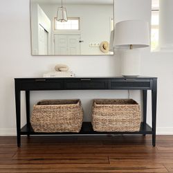 Threshold Studio McGee Console Table Black
