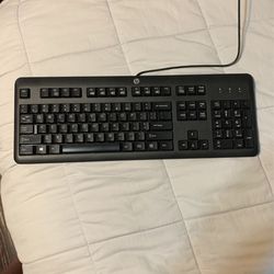 HP Keyboard And Desk Lamp