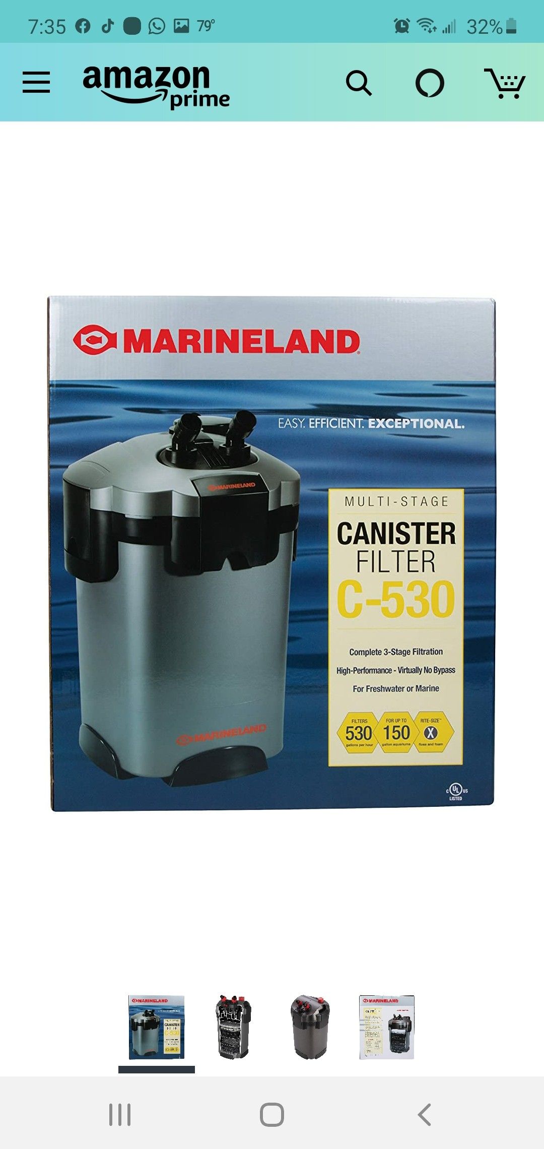 New canister filter