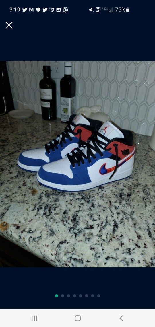 Nike Jordan 1 Mid Size 8.5M 10W