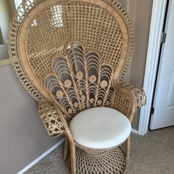 Peacock Chair - For Weddings, Bridal Showers, Etc. 