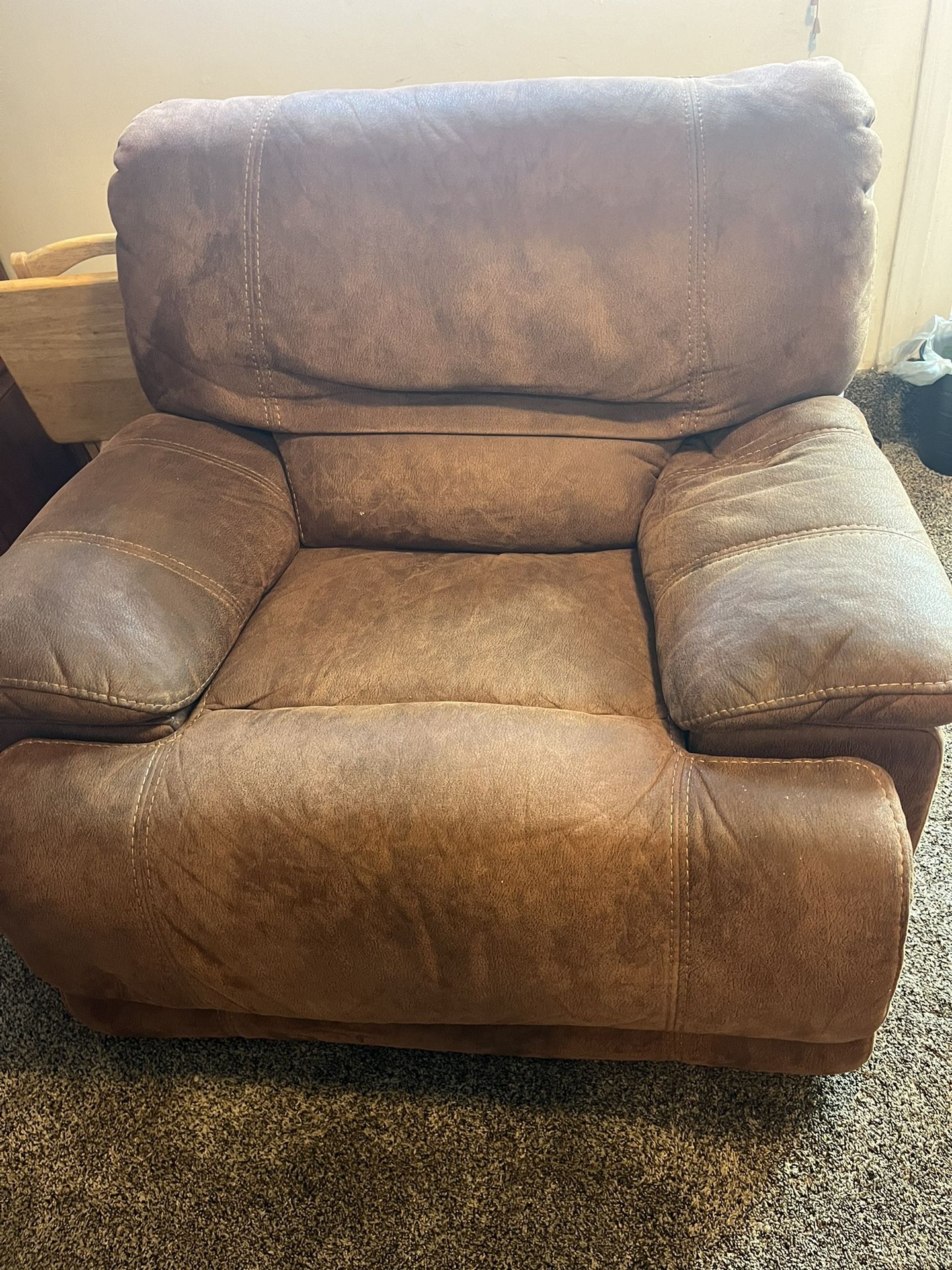 Large Brown Recliner