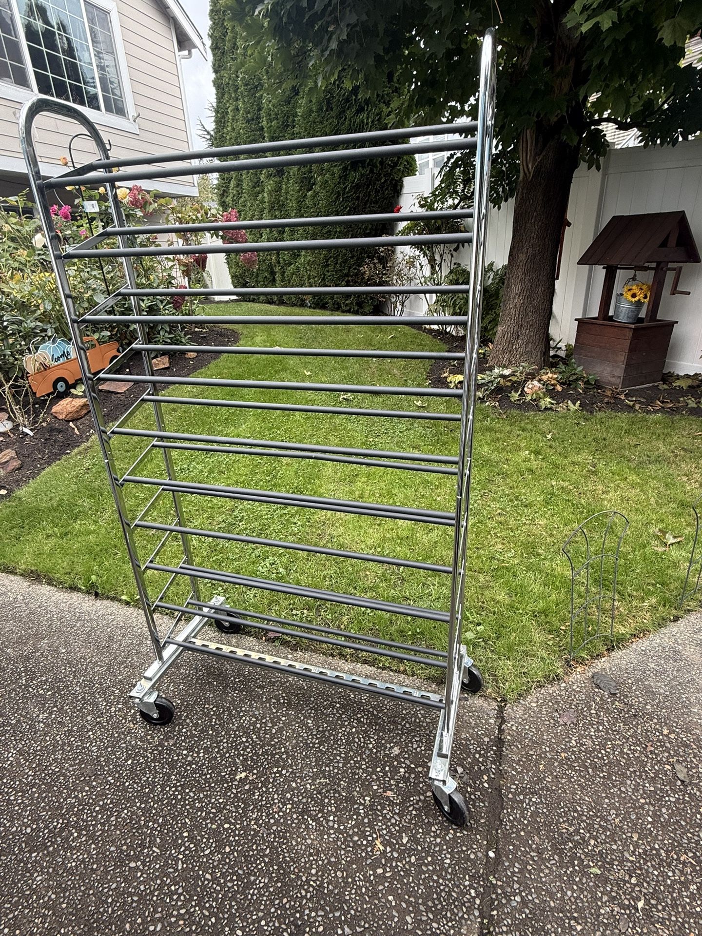 Rolling Shoe Rack