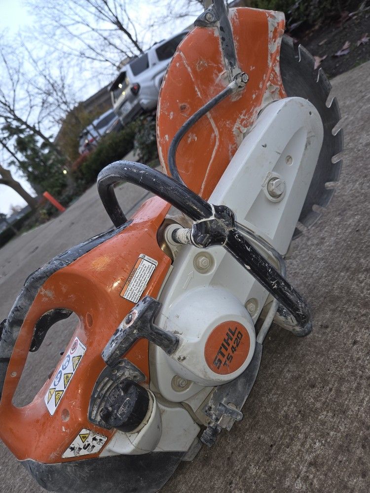 STIHL Concrete Cut Off Saw TS 420