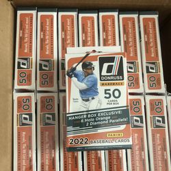 Blow Out Sale ! 2022 Donruss Hanger Boxes Factory Sealed Fresh From Case $8 Each 2/$15 Or 10/$70 ,20 For $138  Read Below 