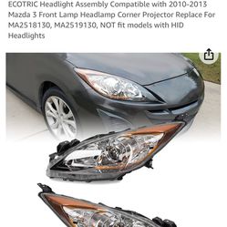 Mazda 3 Headlights 