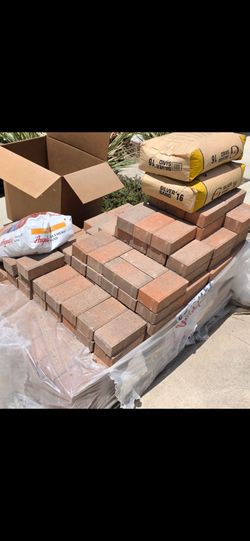 Unused pavers.