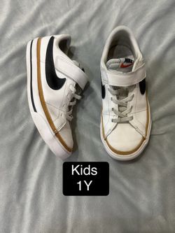 Kids 1Y Nike Court Legacy Shoes 