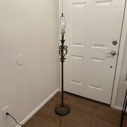 Antique Floor Lamp - No Shade