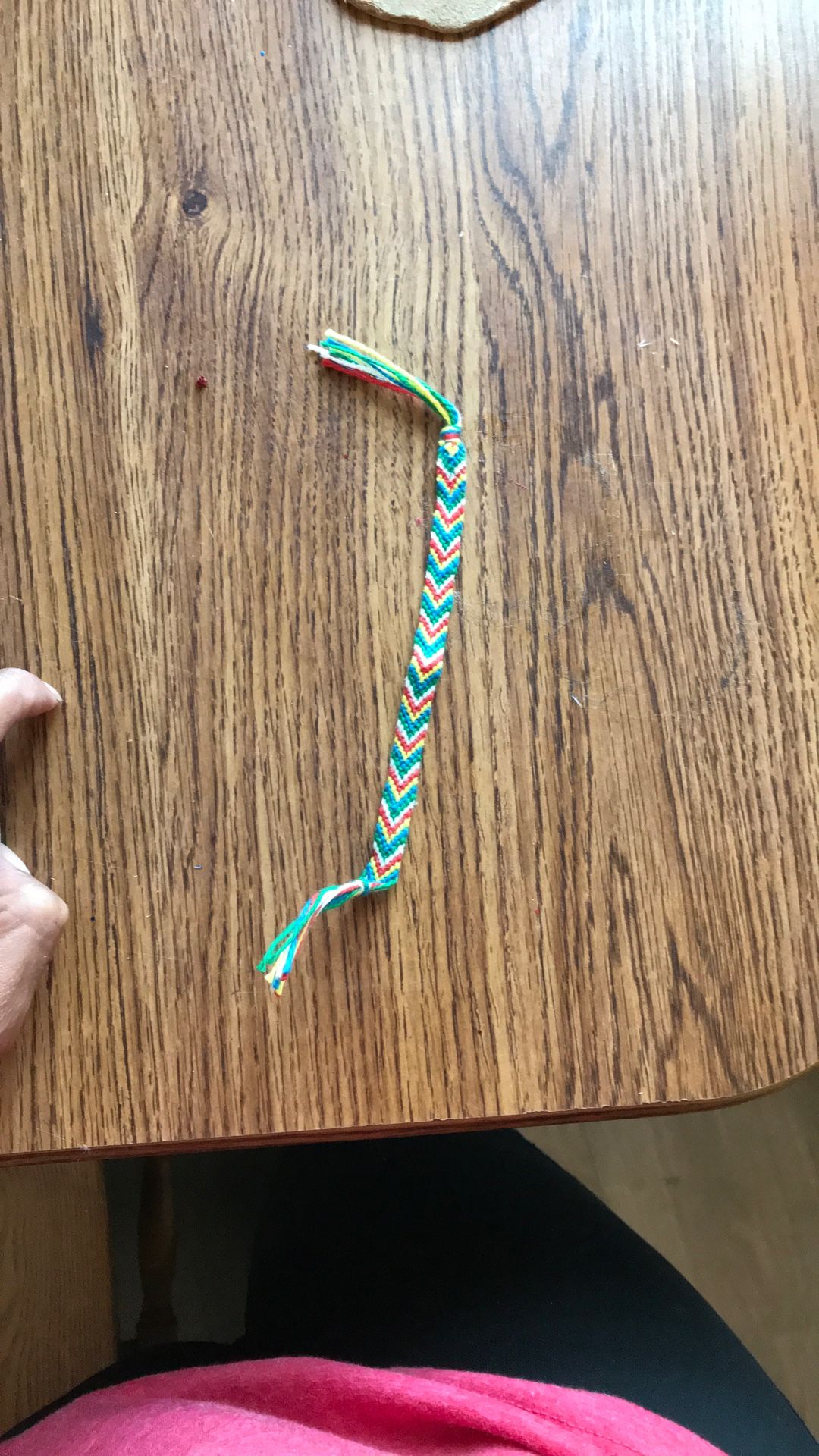 Aruba flag friendship bracelet