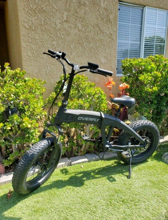 Black Electric Bike
