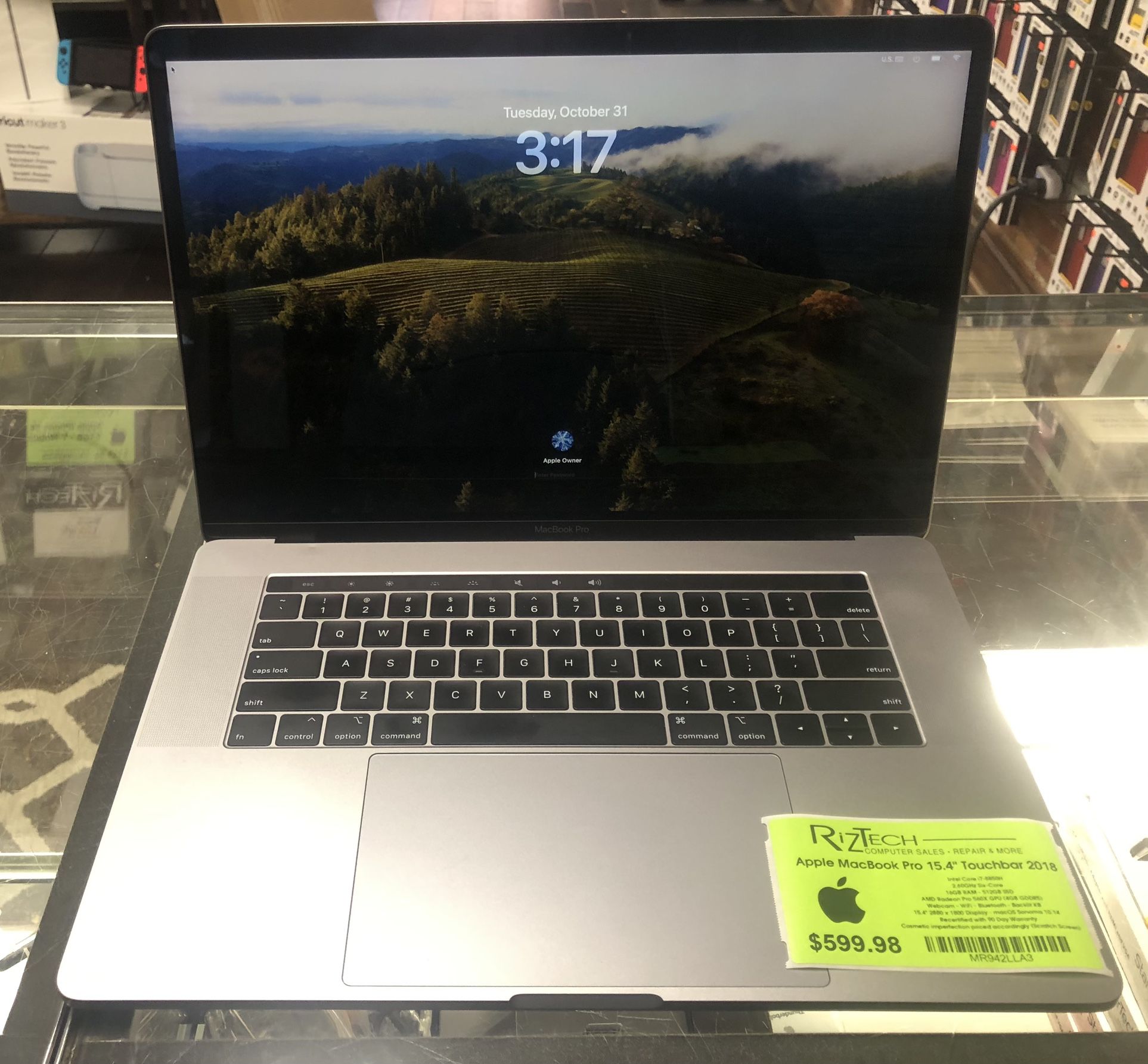 Apple MacBook Pro 15.4" Touchbar 2018