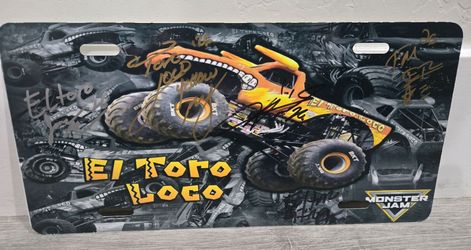 Monster Jam El Toro Loco Autographed Collectible