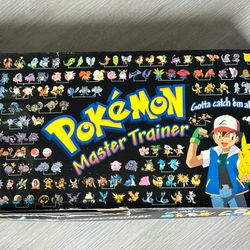 Pokémon Master Trainer Vintage Board Game 