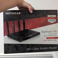 Netgear Nighthawk C7800 DOCSIS 3.1 Cable Modem Router – Open Box, Like New