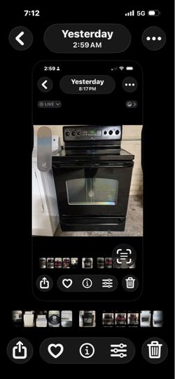 GE electric Glass Top Range.