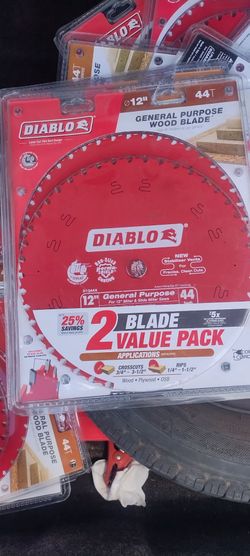 12 inch 44 teeth Diablo 2 pack