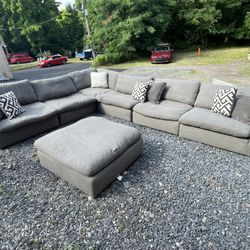Macy's Modular Cloud Sectional Couch! Delivery Available!