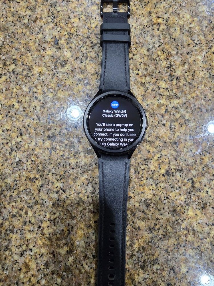 Samsung GALAXY Watch6 Classic *47mm* 4G LTE Cellular Unlocked Smart Watch (SM-R965U) - Black