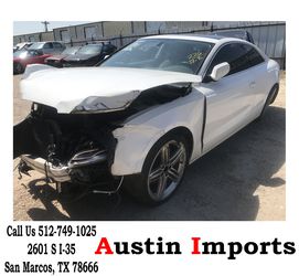 2010 Audi A5 A 5 2.0 Part Out leather Seats All wheel drive engine turbo front left right Doors taillights rear trunk bumper parts rims brakes 19" tir