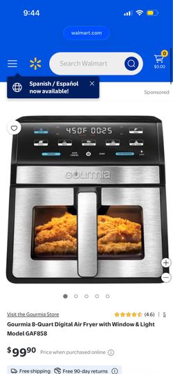 Gourmia 8 quart air fryer