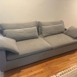 Couch For Sale: West Elm Harmony Swoop Arm Sofa