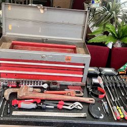 large Toolbox And Tool Lot