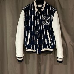 Off-White Shibori varsity jacket