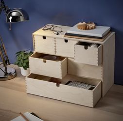 IKEA MOPPE Mini storage chest, birch plywood