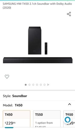 Samsung HW-T450 2.1 Soundbar With Dolby Audio