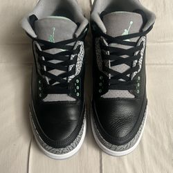 Vnds Jordan 3 Green Glows Size 11